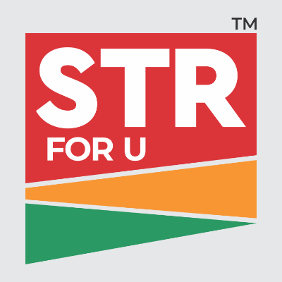str for u logo by eyeatch